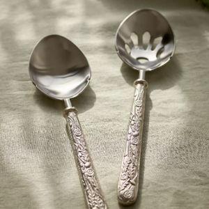 Augustine Stainless Steel 2-Piece Serving Set