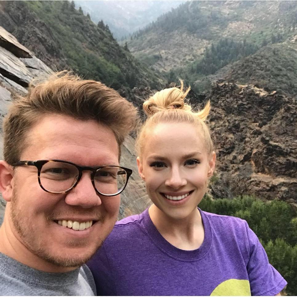 When I moved to Utah, Nicole would come out to visit as much as possible. This rocky ledge became one of our favorite spots in the mountains. (I even proposed to her here)