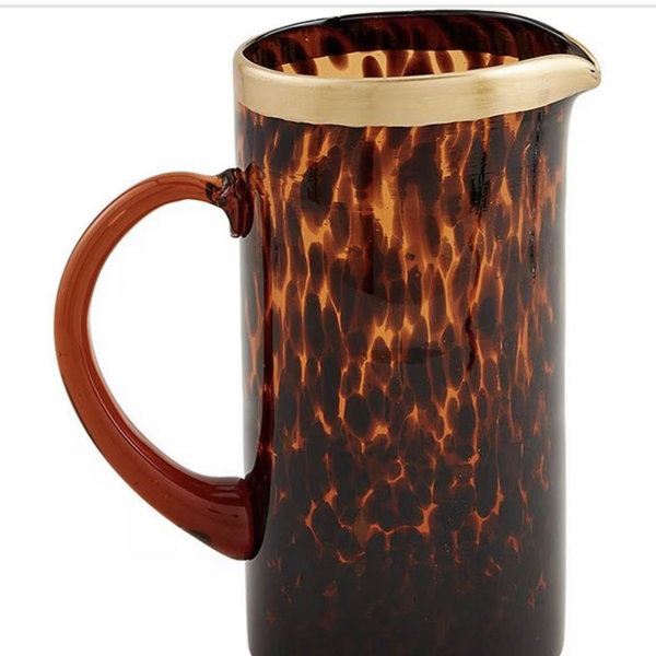 Mud Pie Heritage Home Collection Glass Tortoise Pitcher | Dillard's