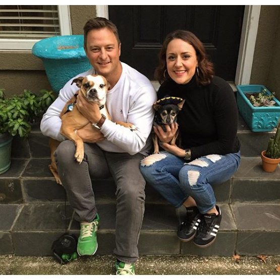 The day we adopted Melo-cito Papito. Max looks HIGHLY concerned!