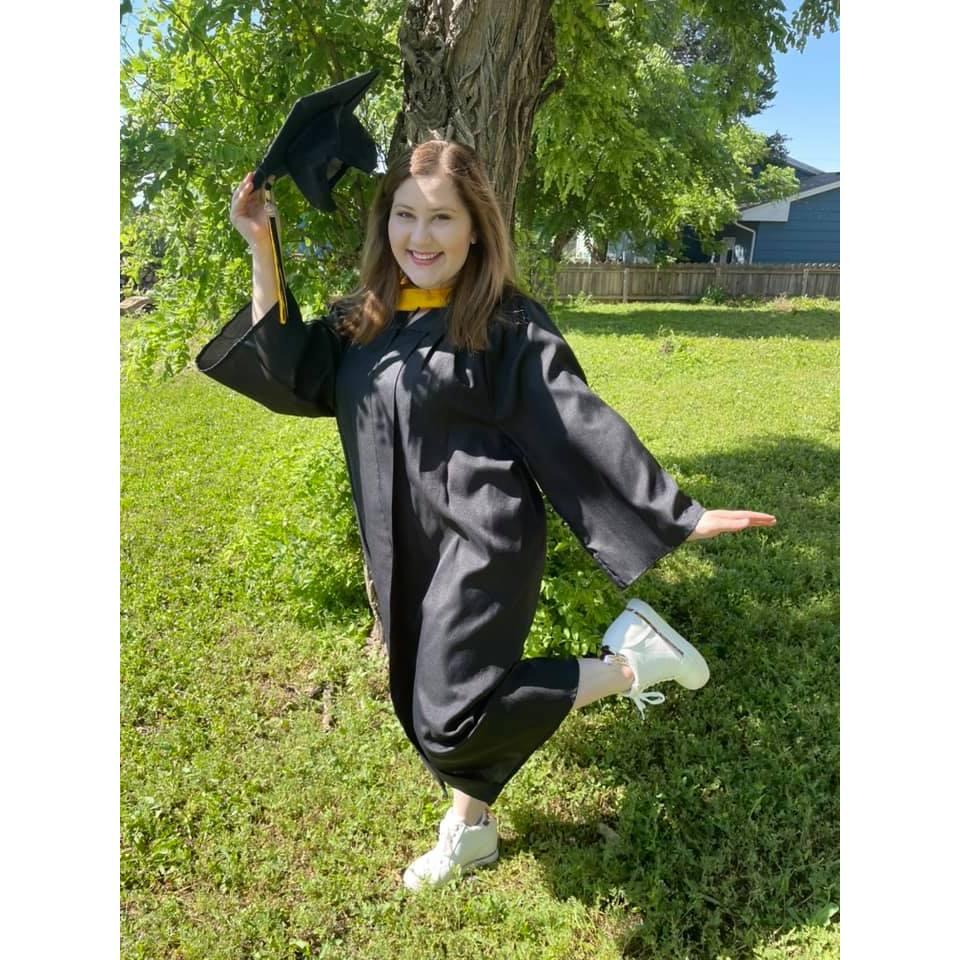 Rebecca received her Masters of Library Science.