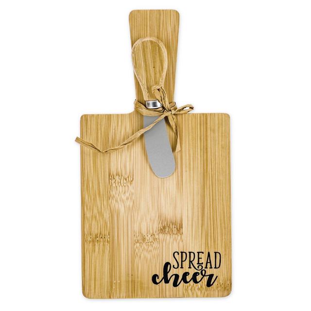Boston Warehouse® "Spread Cheer" Cheese Board and Spreader