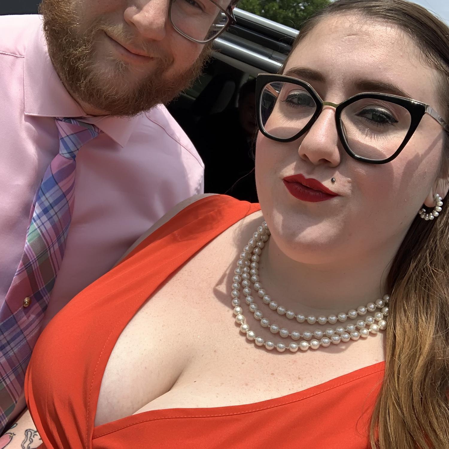 Attending a wedding together ❤️