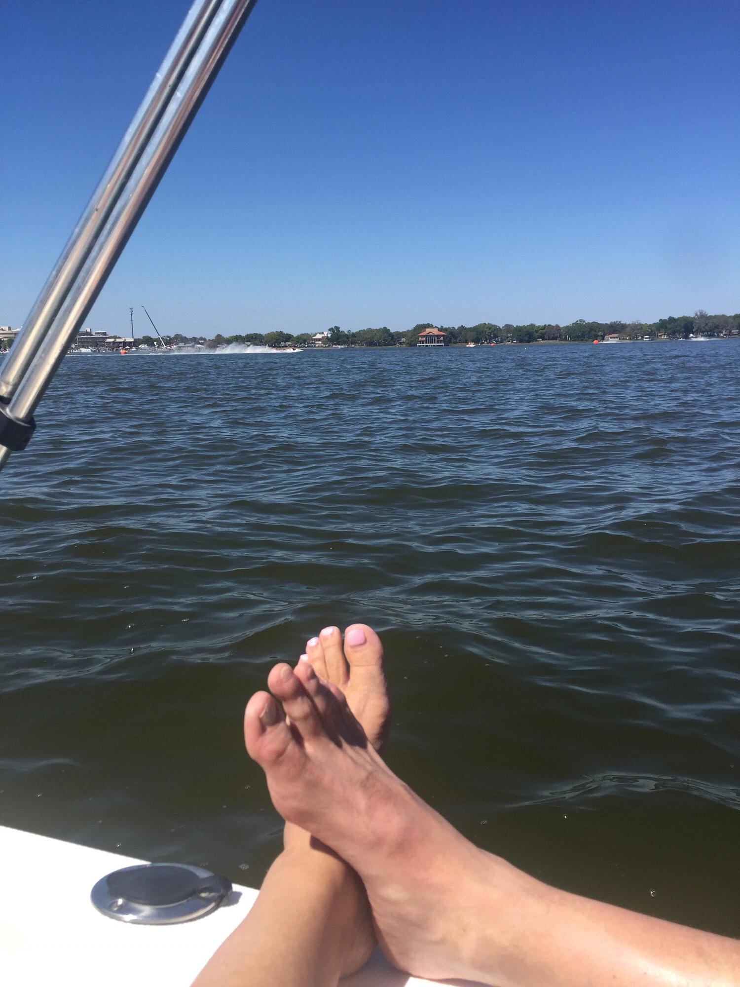 Our first time watching the boat races in Tavares