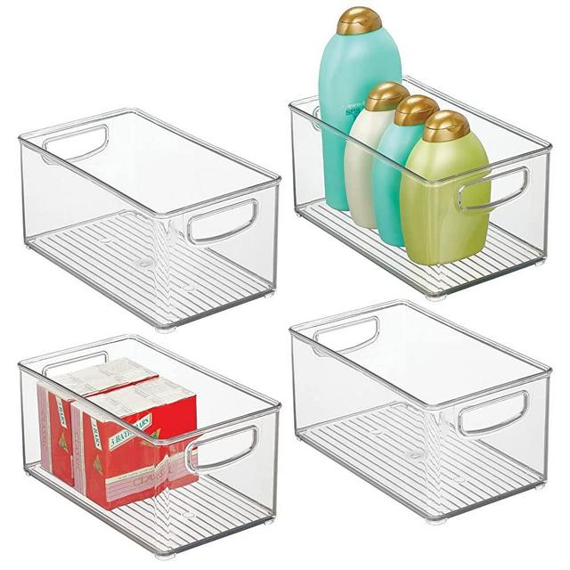 Stori Bliss 5-Compartment Plastic Organizer | Clear