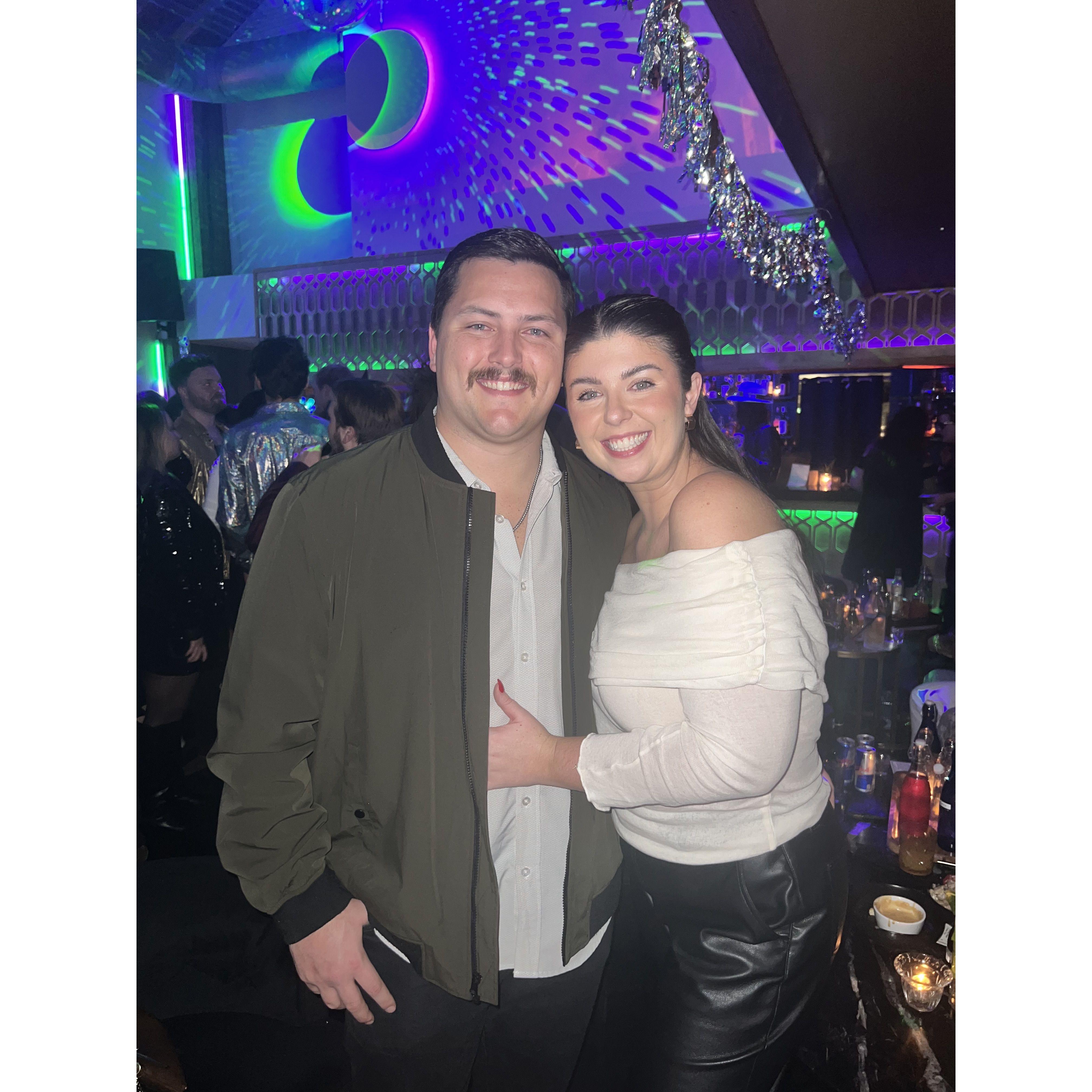 Our first and last NYE as an engaged couple!