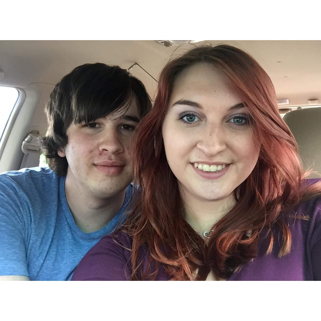 From when we first started dating!