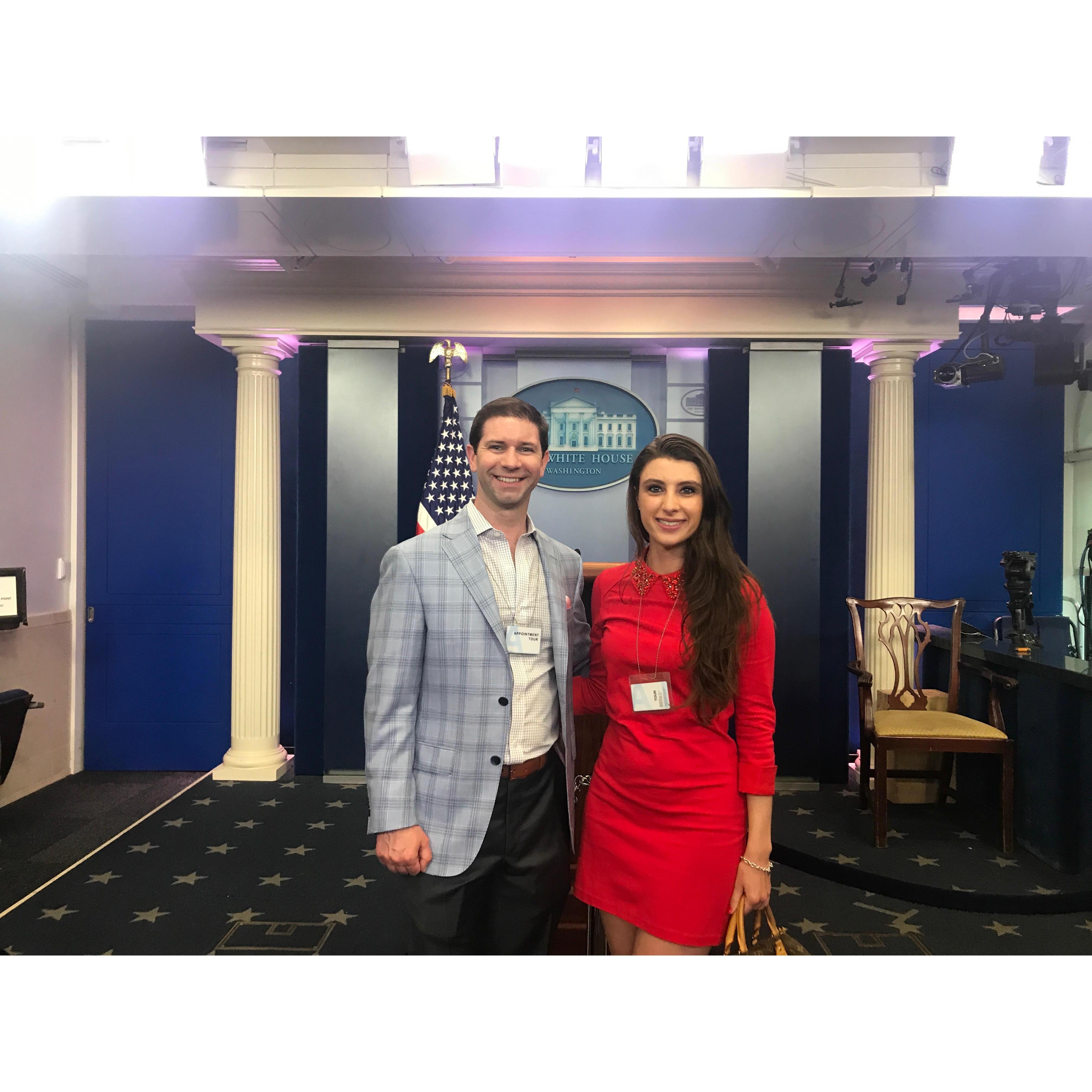 In the White House!