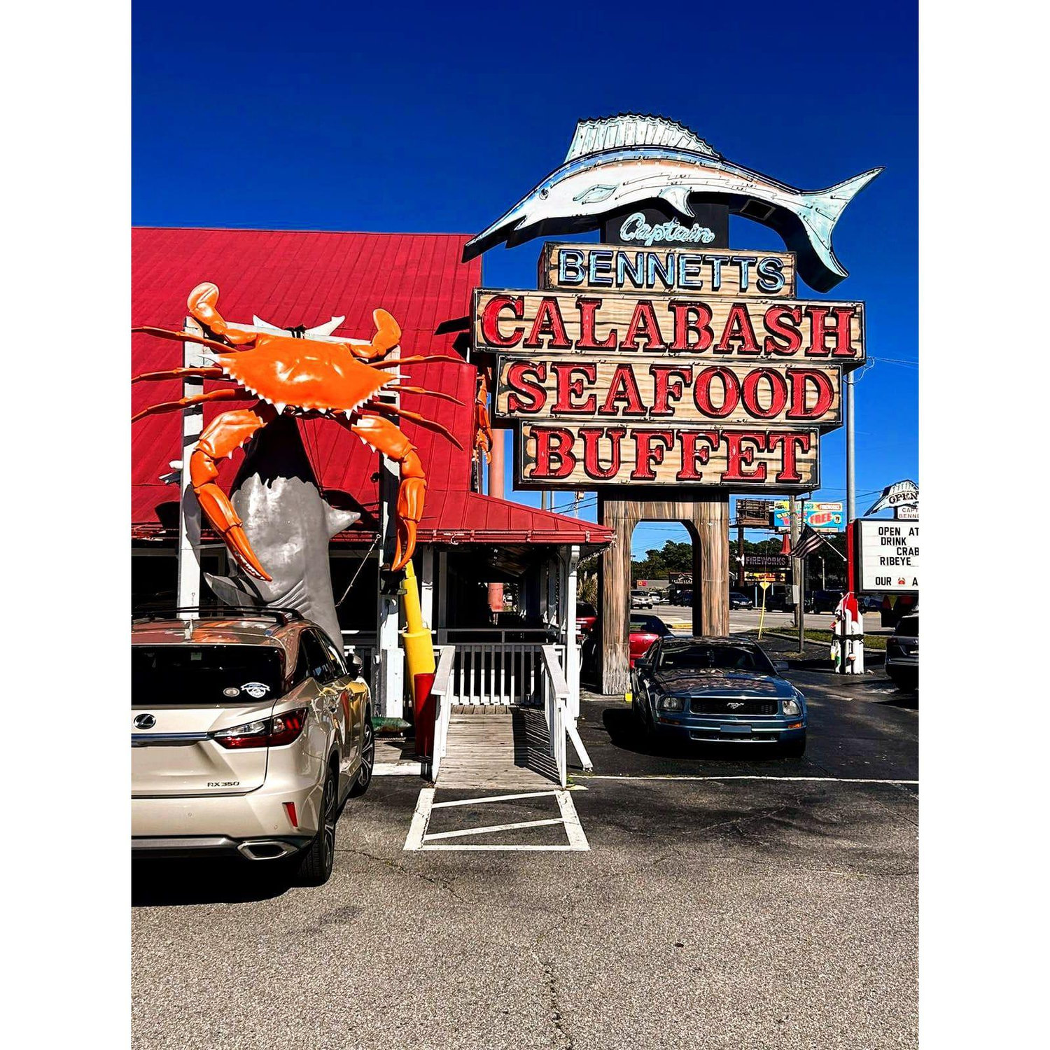 Kisha loves seafood