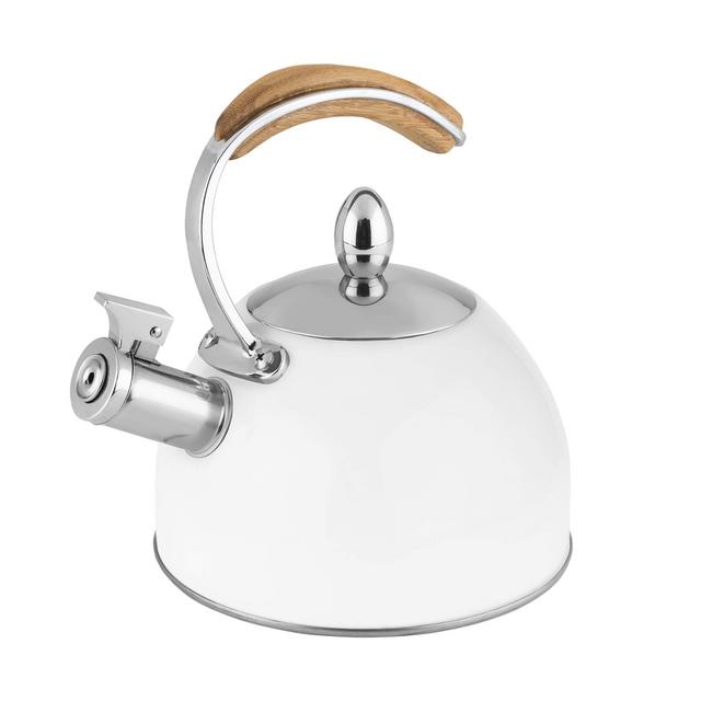 Pinky Up 9546 Presley White Tea Kettle, One Size,