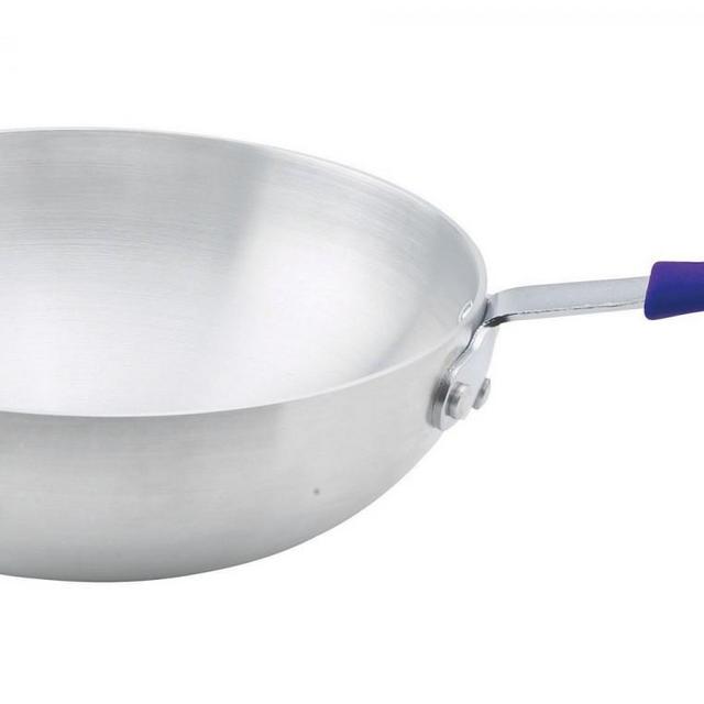 Winco ASFP-11 Aluminum Stir Fry Pan 11"