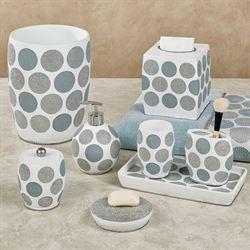 Dotted Circles Contemporary Bath Accessories