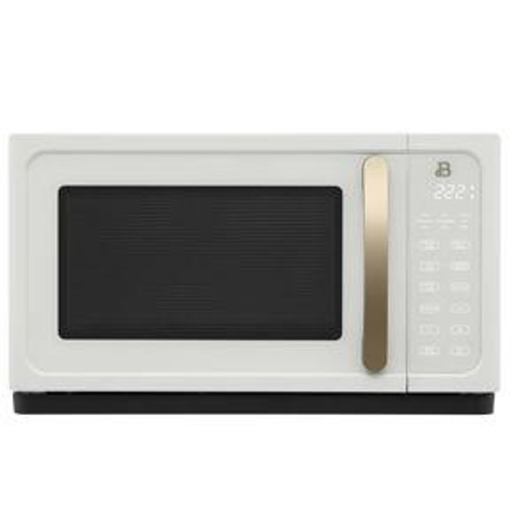 Beautiful 1.1 Cu ft 1000 Watt, Sensor Microwave Oven, White Icing by Drew Barrymore, New - Walmart.com