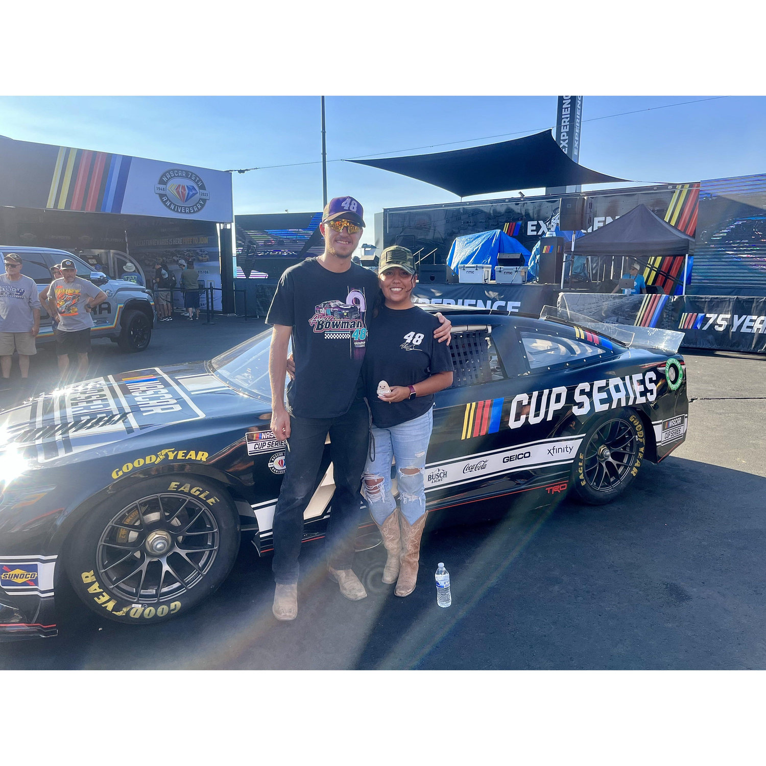 Third NASCAR race together with our little buddy "Po" the positive potato