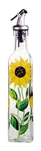 Grant Howard Glass Sunflower Oil & Vinegar Bottle