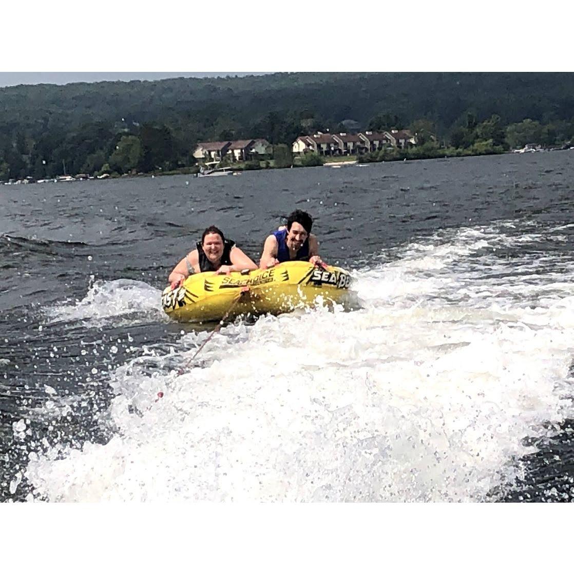 The first Marzolf family vacation Lexie joined. Deep Creek July 2021