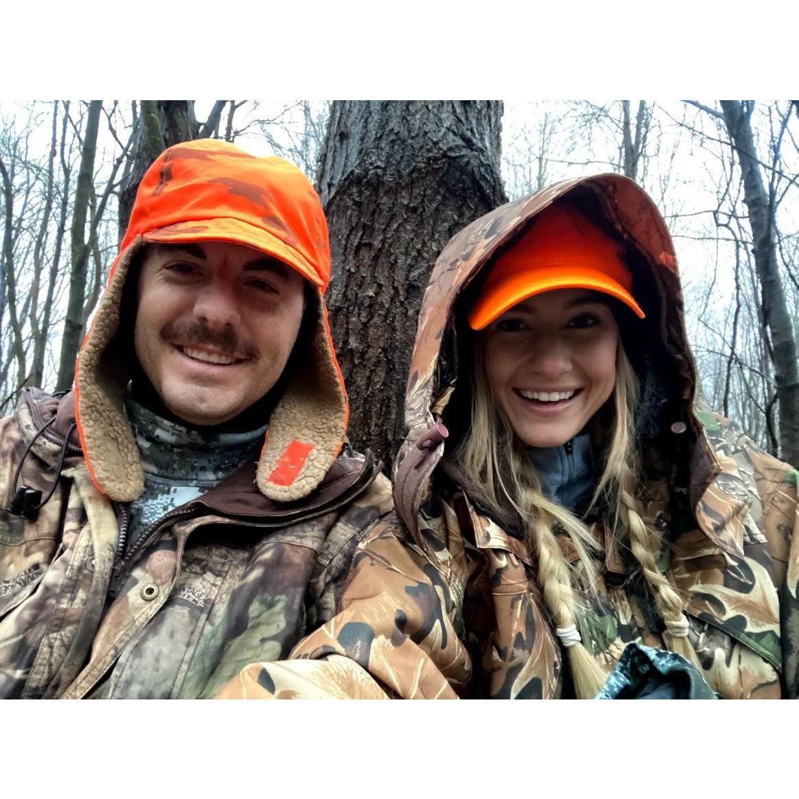 No deer were harmed this day! Hunting in Michigan, Thanksgiving 2020.