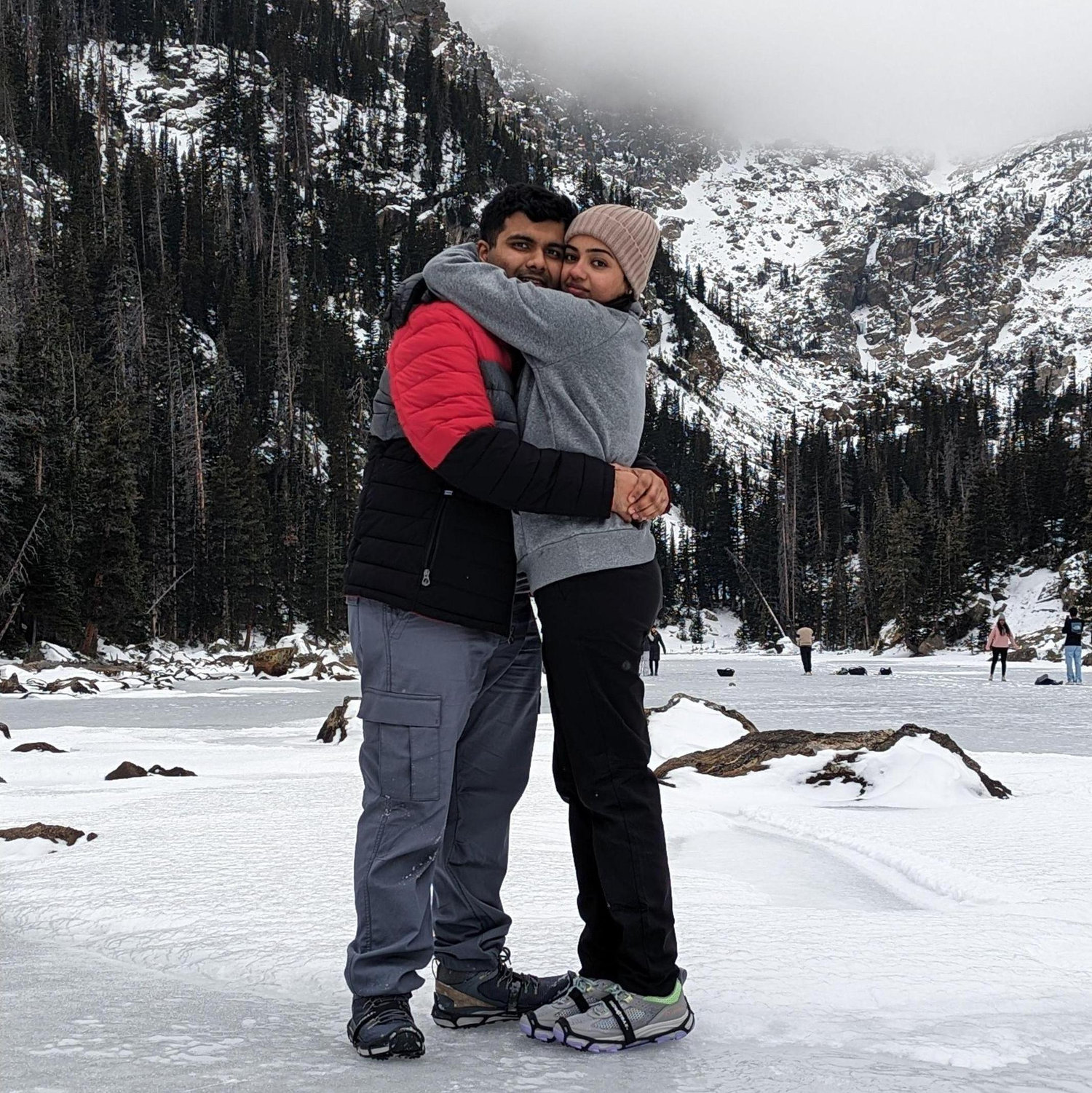 Back when we were surrounded by frozen lakes and snow capped mountains