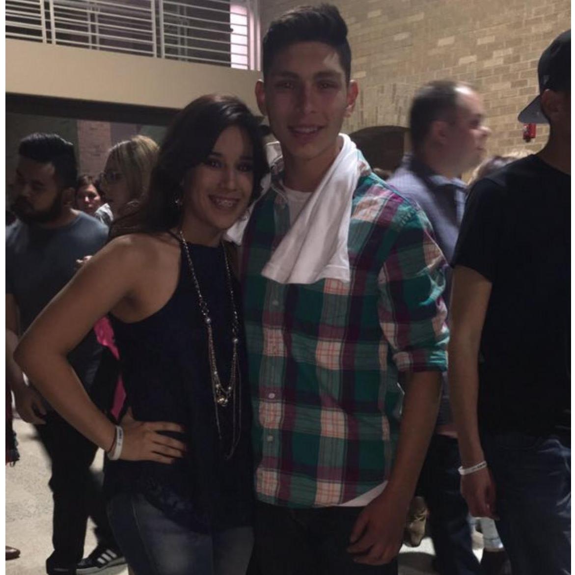The very first picture of us in 2016 at a Hillsong concert