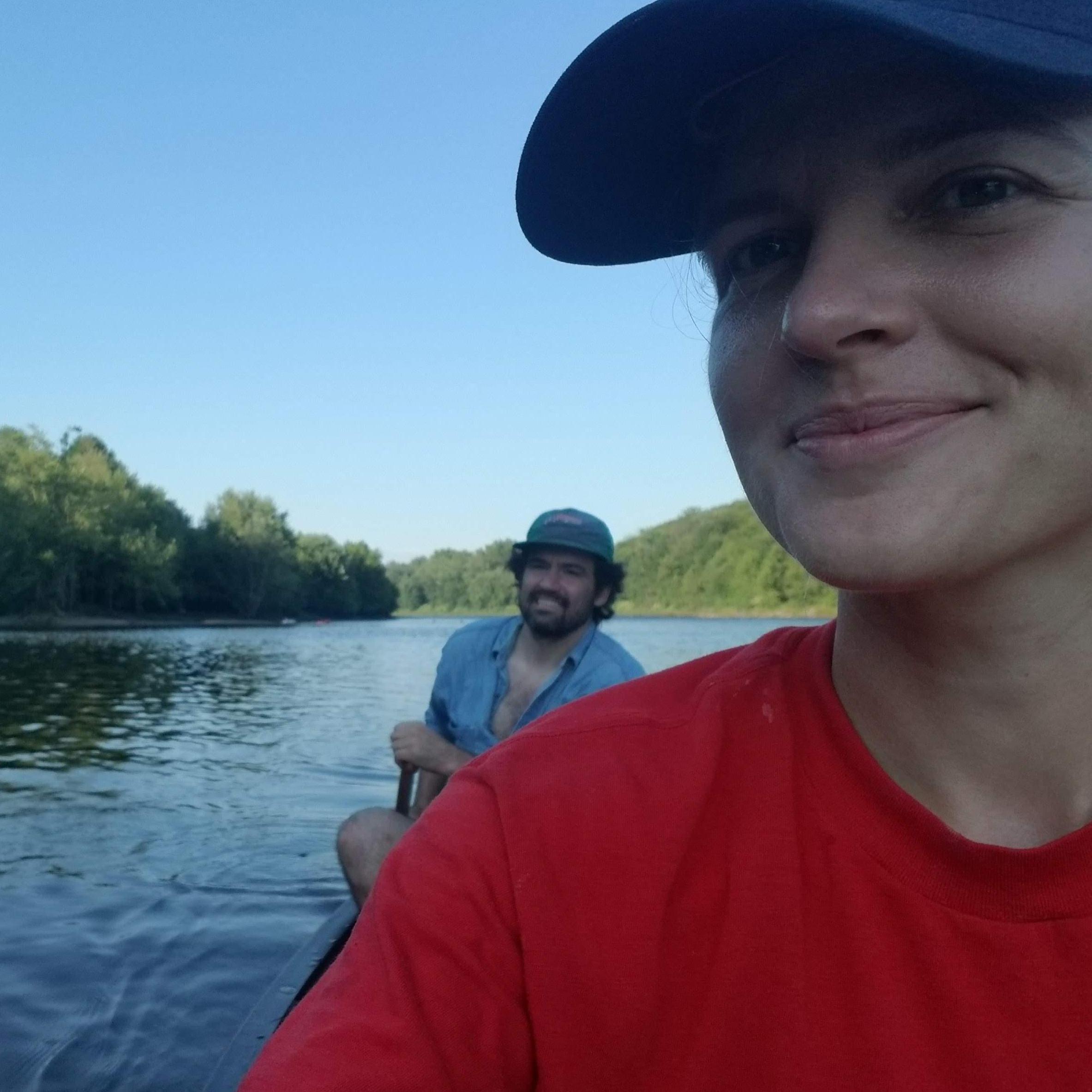 Testing our collaboration skills by trying to find a canoe campsite at twilight. On this recent trip we saw a bald eagle teaching its eaglet to hunt.