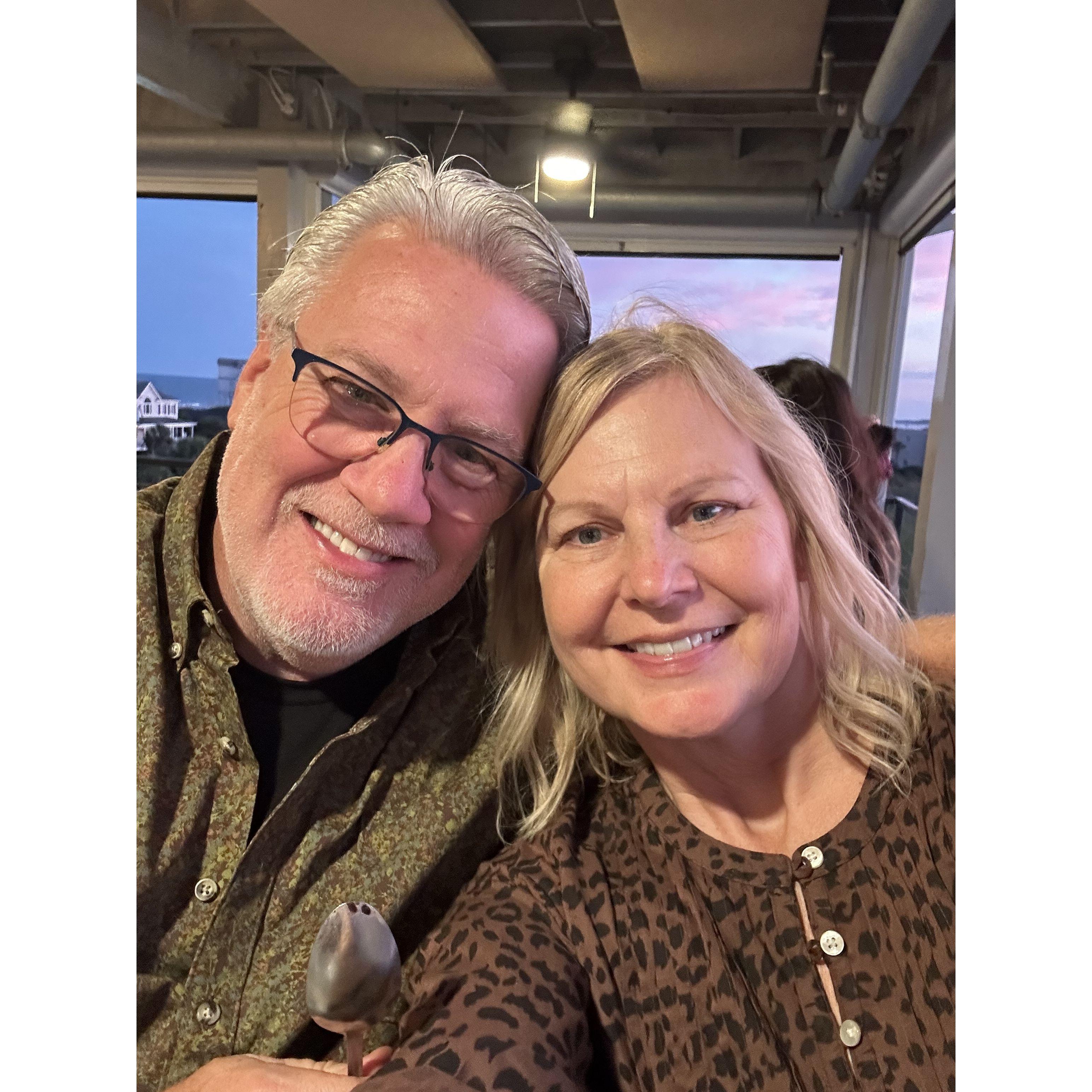 Sunset at Marlin Quay Marina.