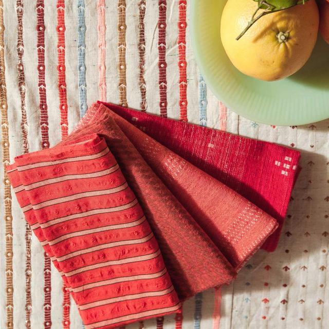 napkin set | home | red