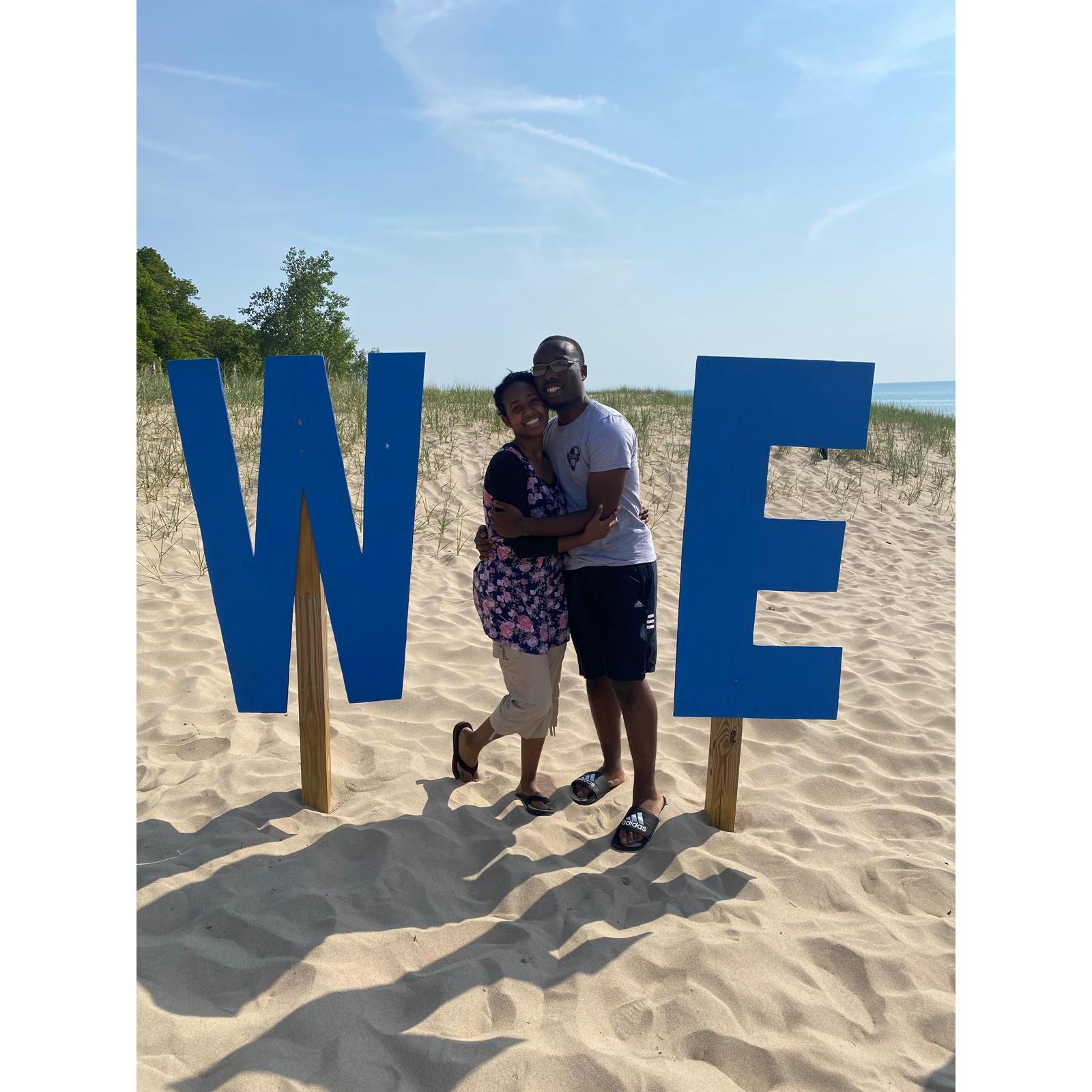 First trip to the Beach 😍