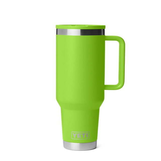 YETI Rambler 40 oz Travel Mug with Flip Straw Lid – Stainless Steel, Vacuum Insulated, Leakproof, Cup Holder Friendly, Venom