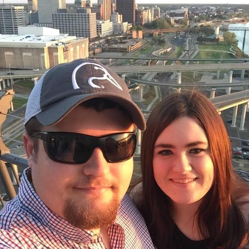 View from Bass Pro Pyramid in Memphis, just after we moved there