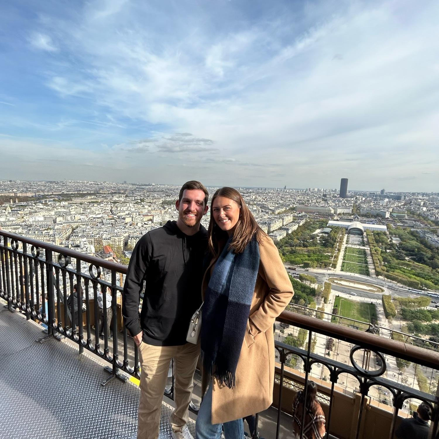 Top of the Eiffel Tower!