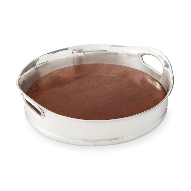 Marlo Thomas Round Bar Tray