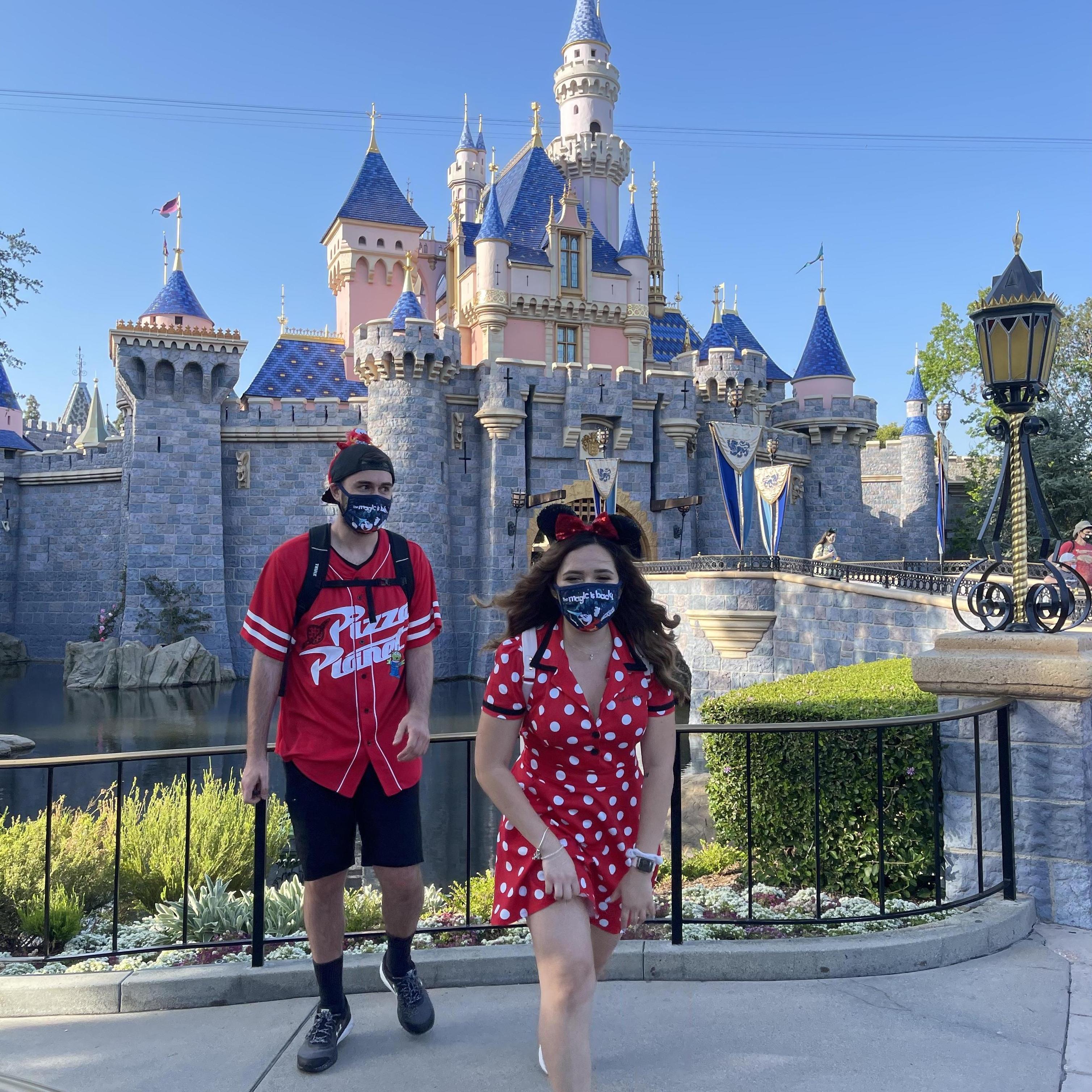 Back to our happy place. Disneyland reopened. 2021