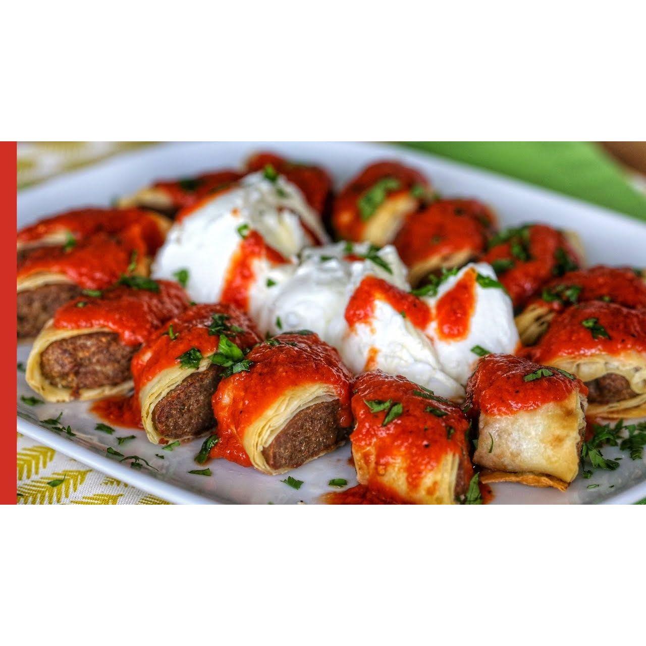 Beyti kebap is Deniz's favorite type of kebap, with yogurt and tomato sauce!