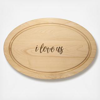 I Love Us Cutting Board