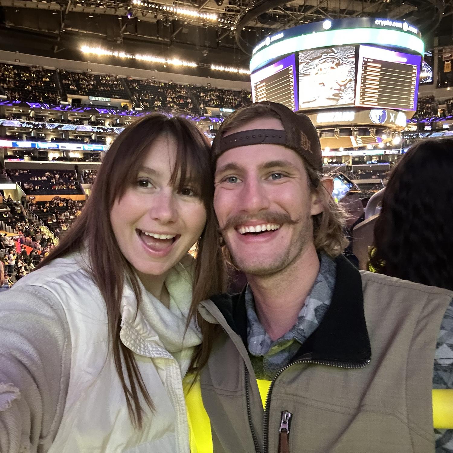 Laker's Game with bridesmaid, Eloise, and friends - 01.05.24