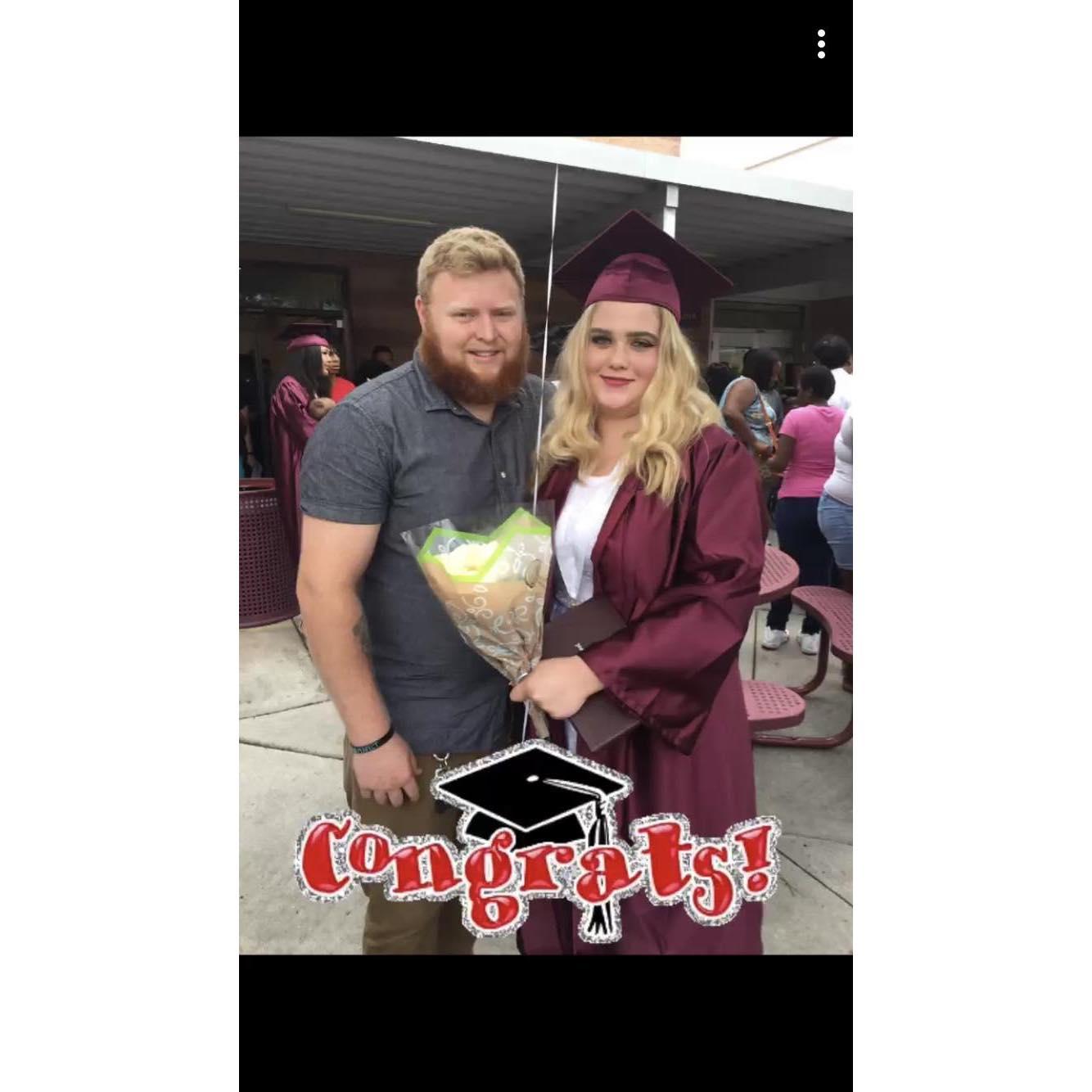When my person when to my graduation to support me!