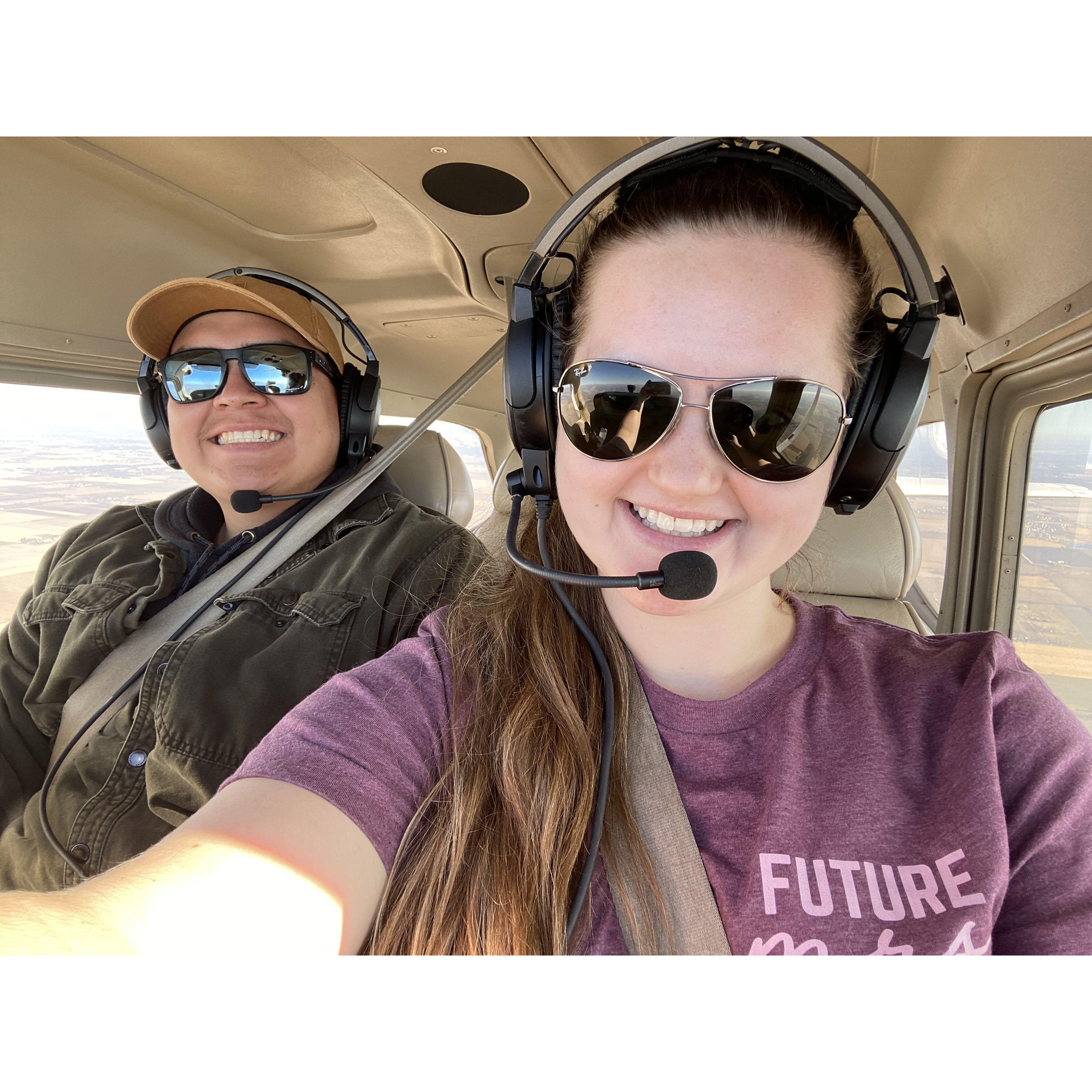 One of our many Flights together
