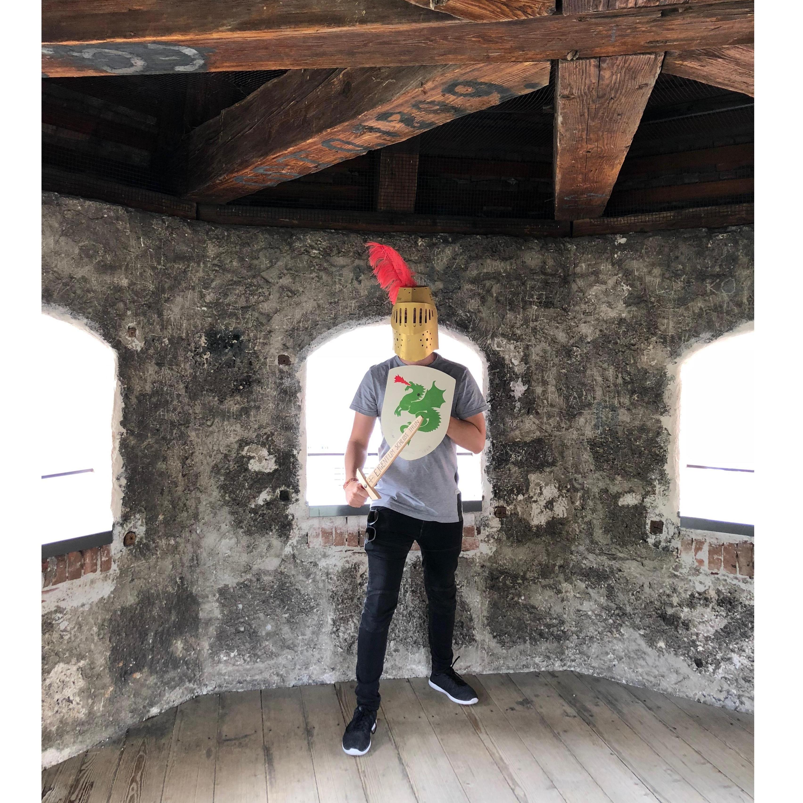 Knight in shining armor.