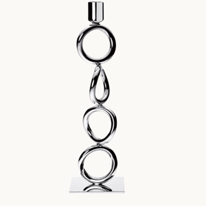 Silver-Plated Four-Ring Candlestick | Christofle