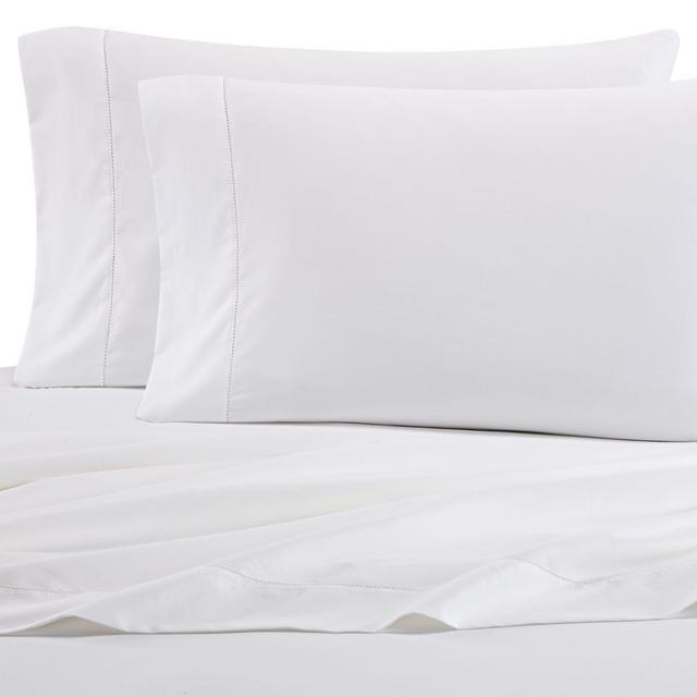 Wamsutta® 525-Thread-Count PimaCott® Queen Flat Sheet in White