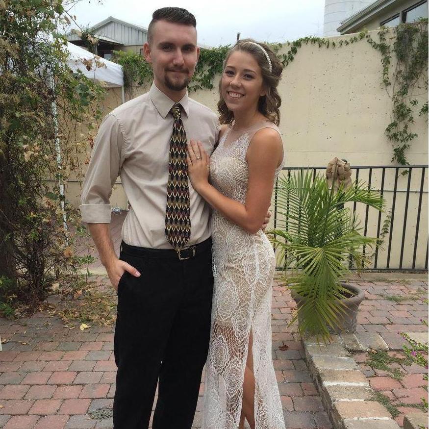 1st wedding together (Jessica's sister Emily)