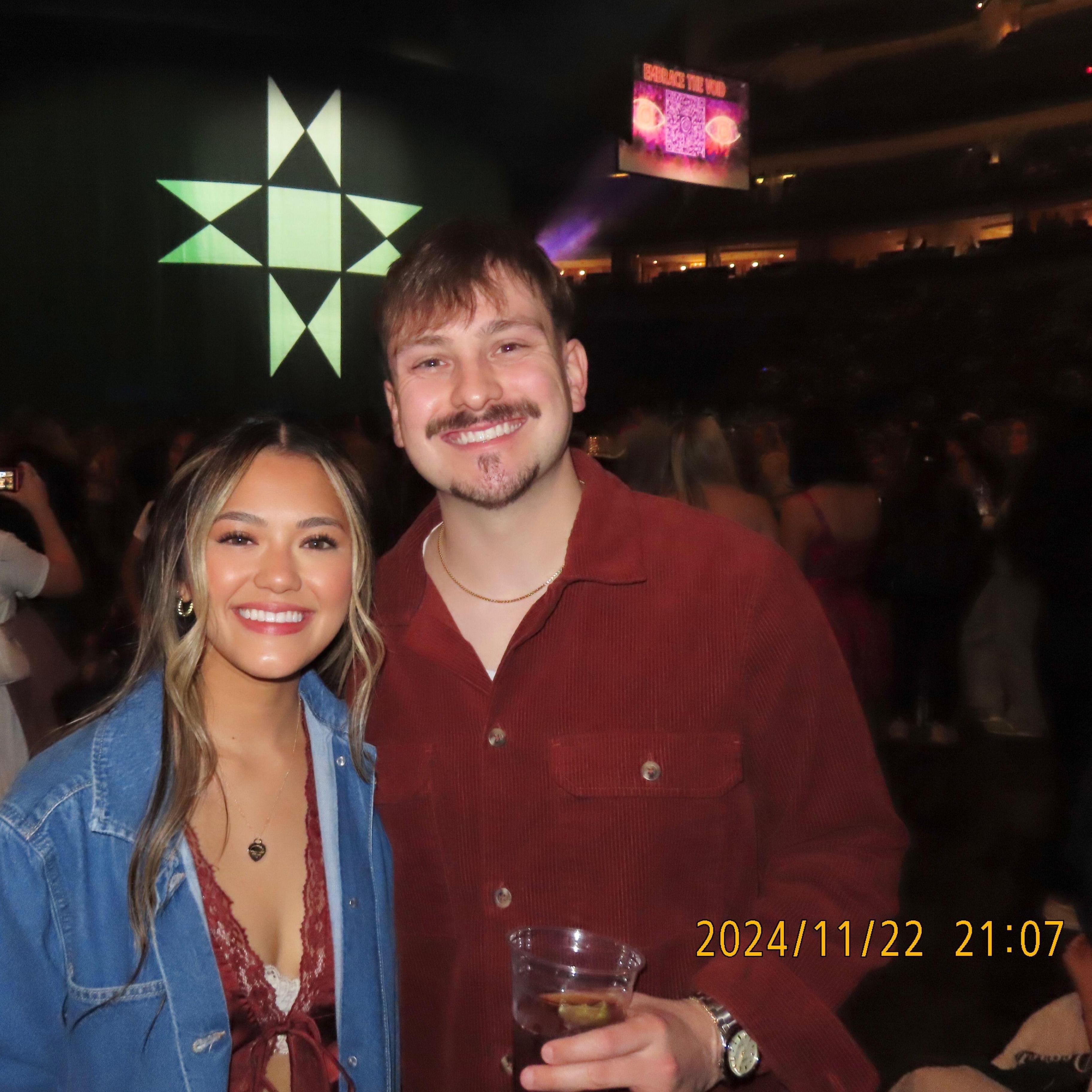 Hearing our first dance song live!!