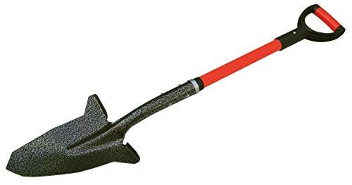 Spear Head Spade SHFD3 40" Red Garden Spade Shovel - Gardening Shovel with a 9" x 11" Beveled Blade, Steel-Reinforced Fiberglass Long Handle & Cushioned D-Grip - Digging Spade for Planting