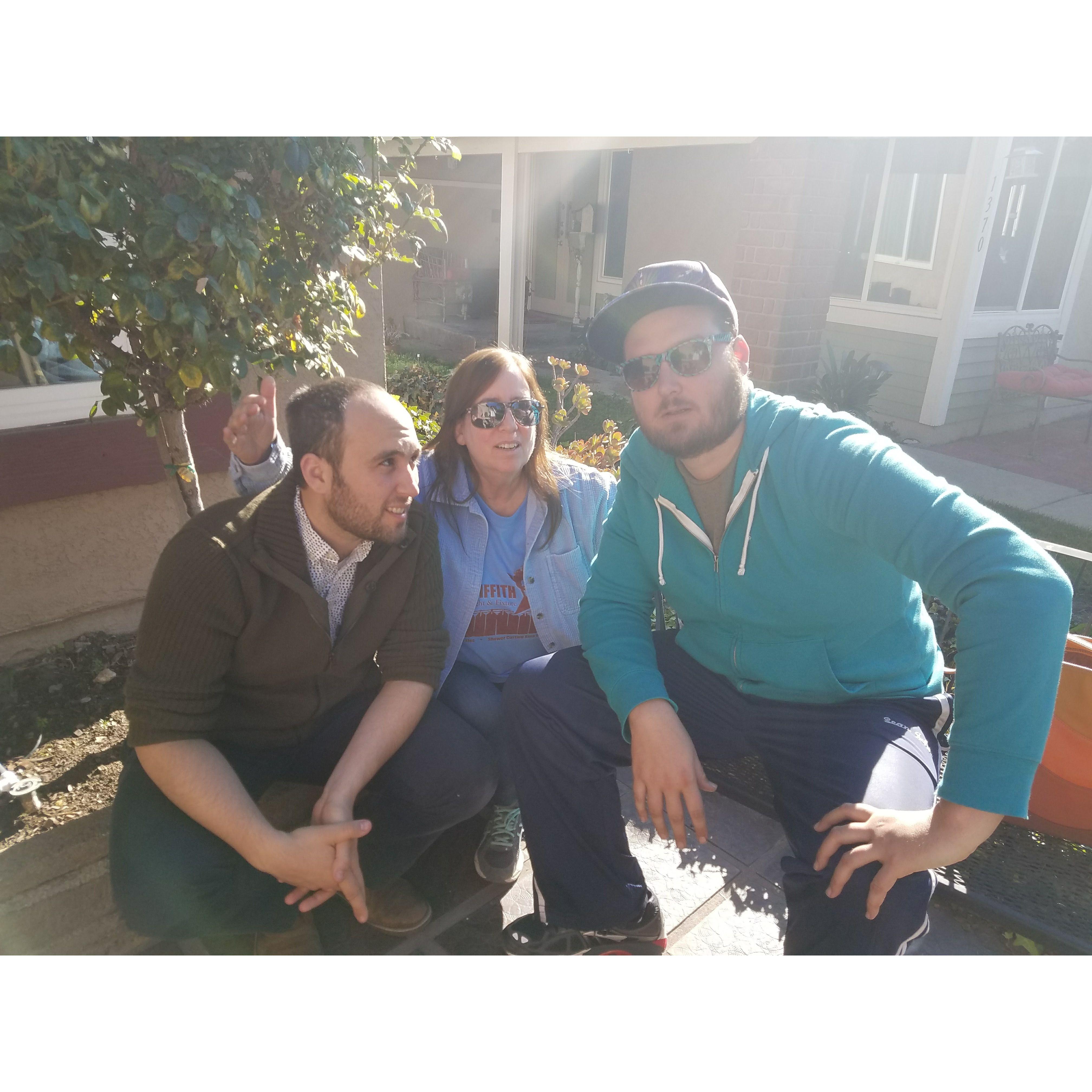 David, Ellen, Mike 