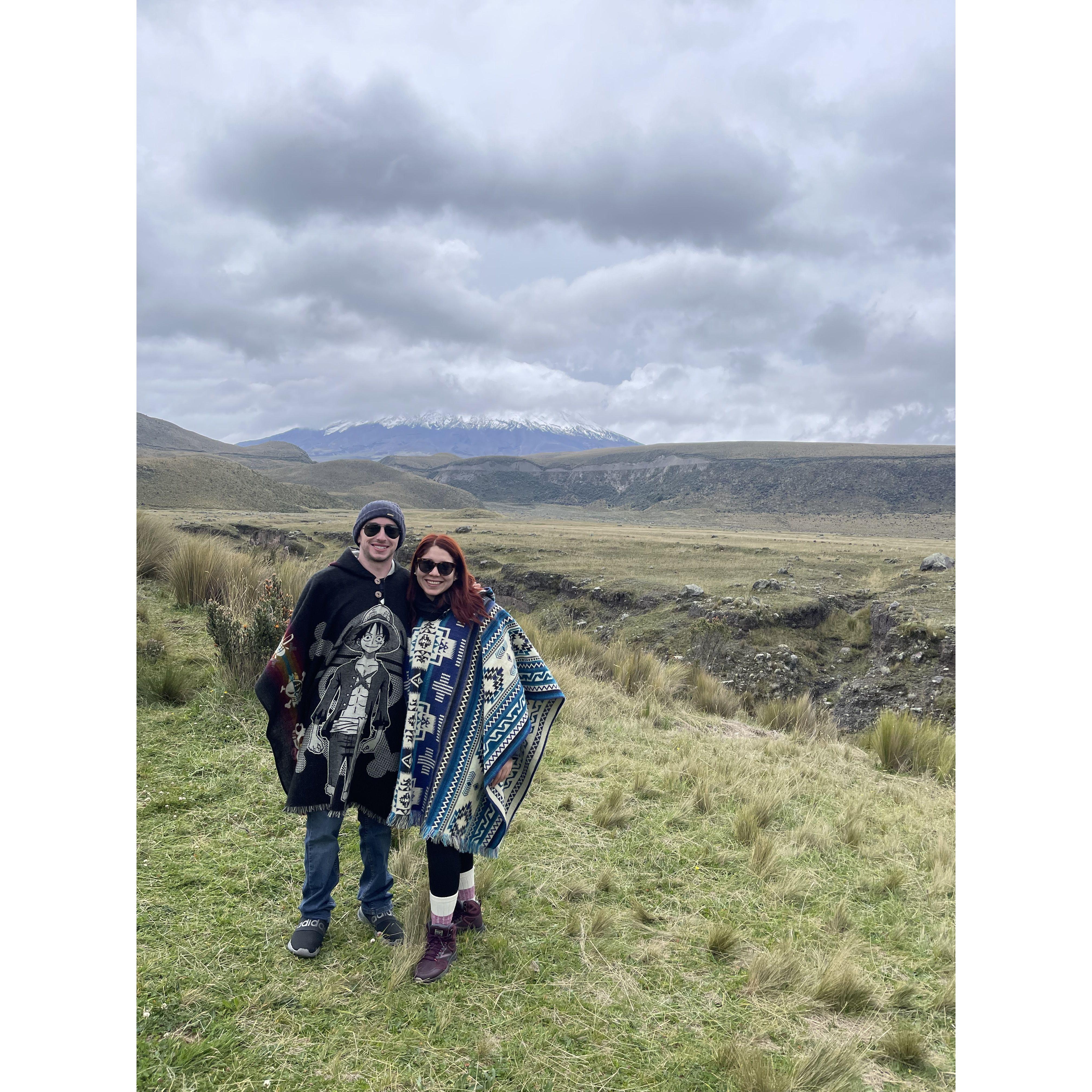 At the Cotopaxi National Park.
