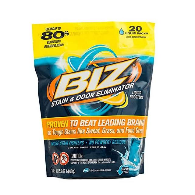 BIZ Stain & Odor Eliminator Liquid Boosters 20 Count