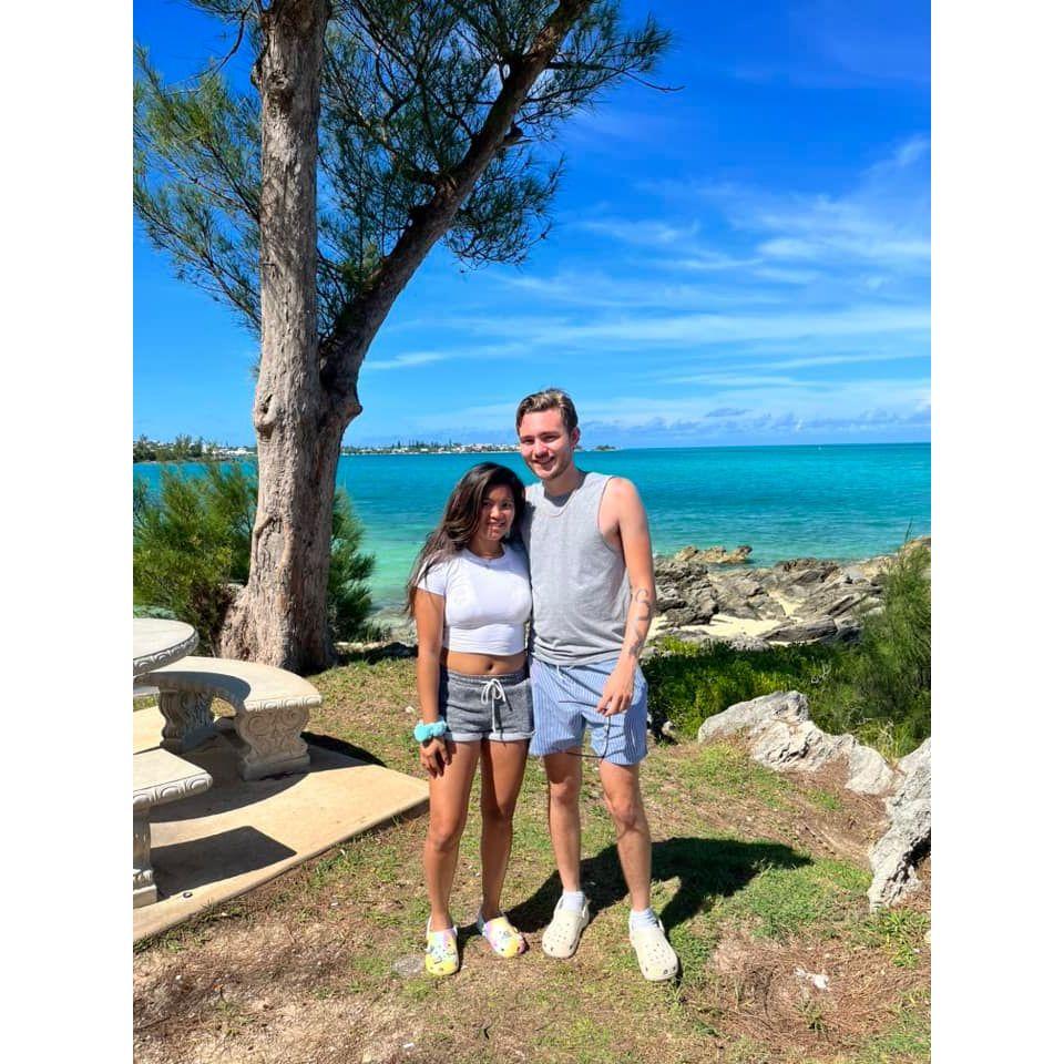 2022: Their first couple vacation at Bermuda!