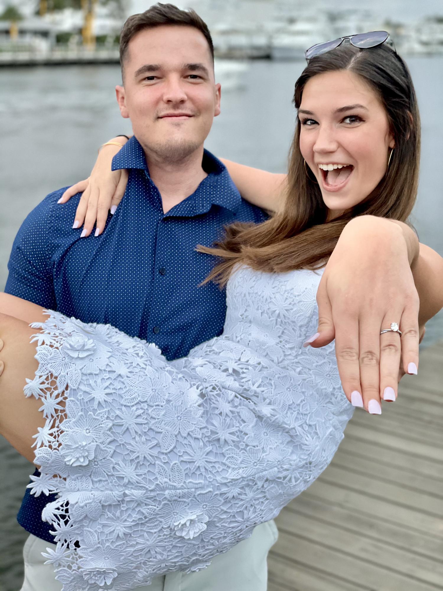 Our engagement dinner in SoFlo