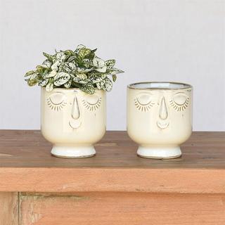 Small Celia Cachepot, Set of 4