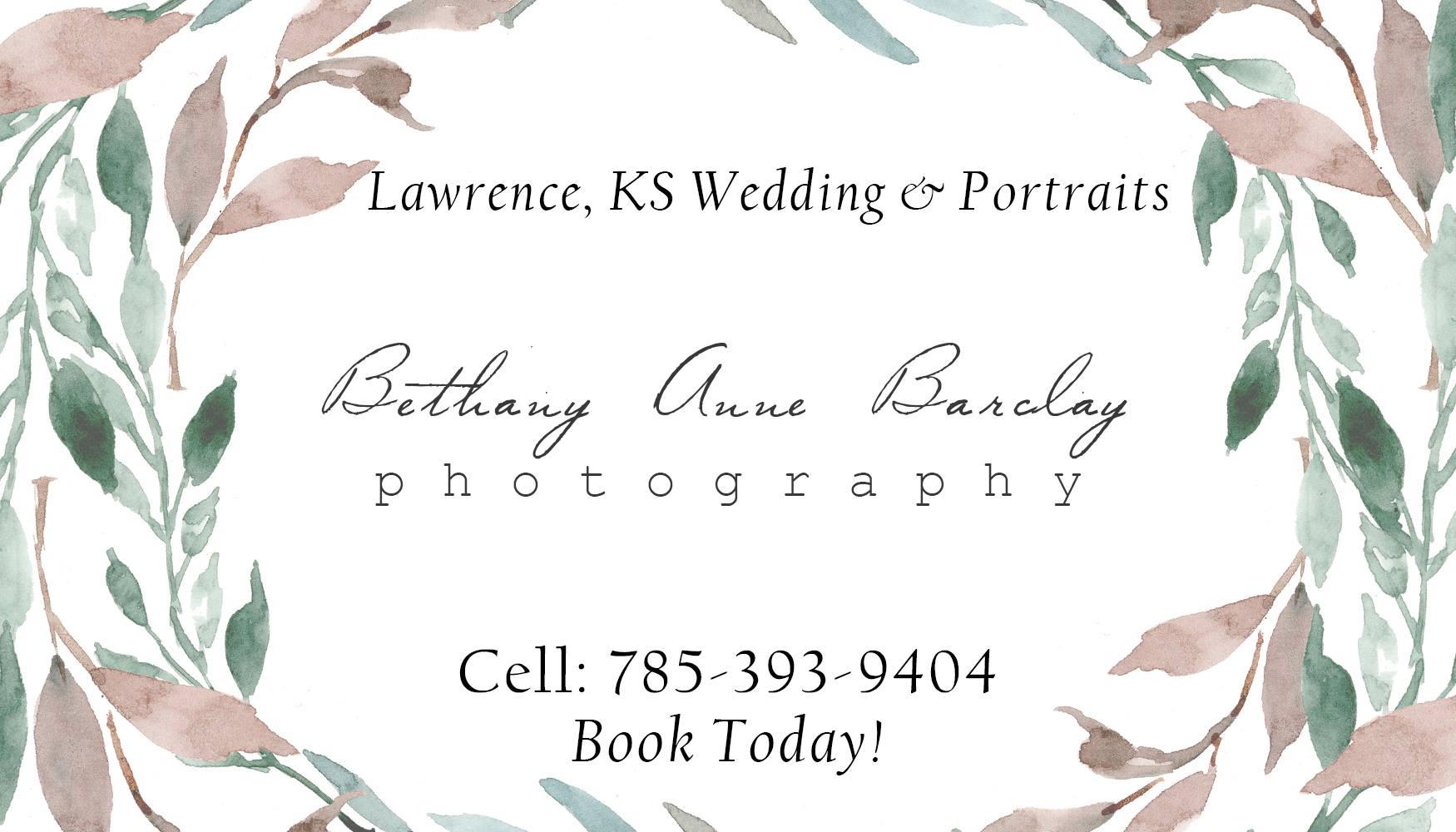 The Wedding Website of Bethany Barclay and Photographer Baker